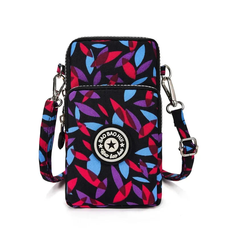 Kvinders Skrå Crossbody-Telefontaske