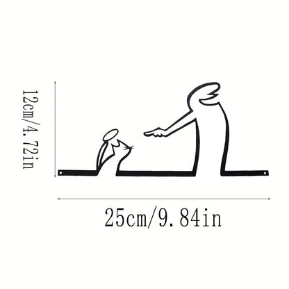 Metal Væg- og Dørdekorationsskilt