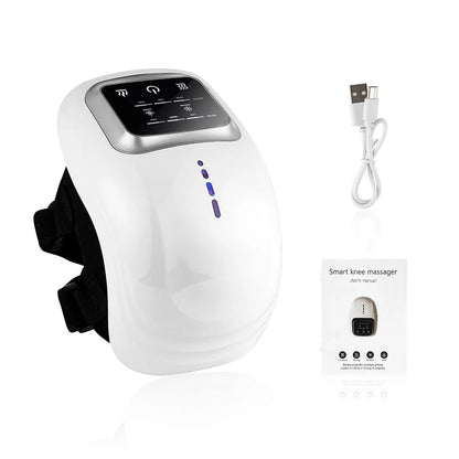 Smart Knæmassageapparat med Vibration og Lufttryk