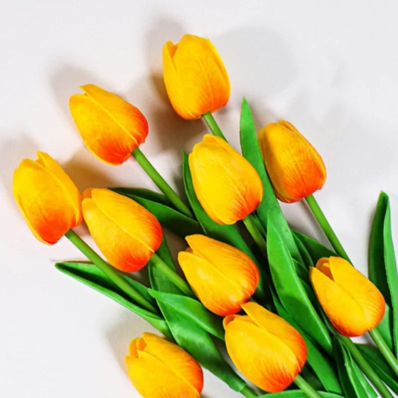 5 stk. Kunstige Tulipanblomster til Hjemmeindretning