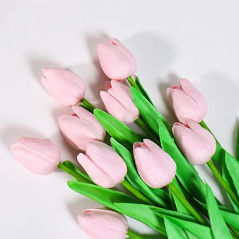 5 stk. Kunstige Tulipanblomster til Hjemmeindretning