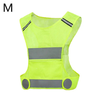 Højsynlig og Justerbar Refleks Sportsvest
