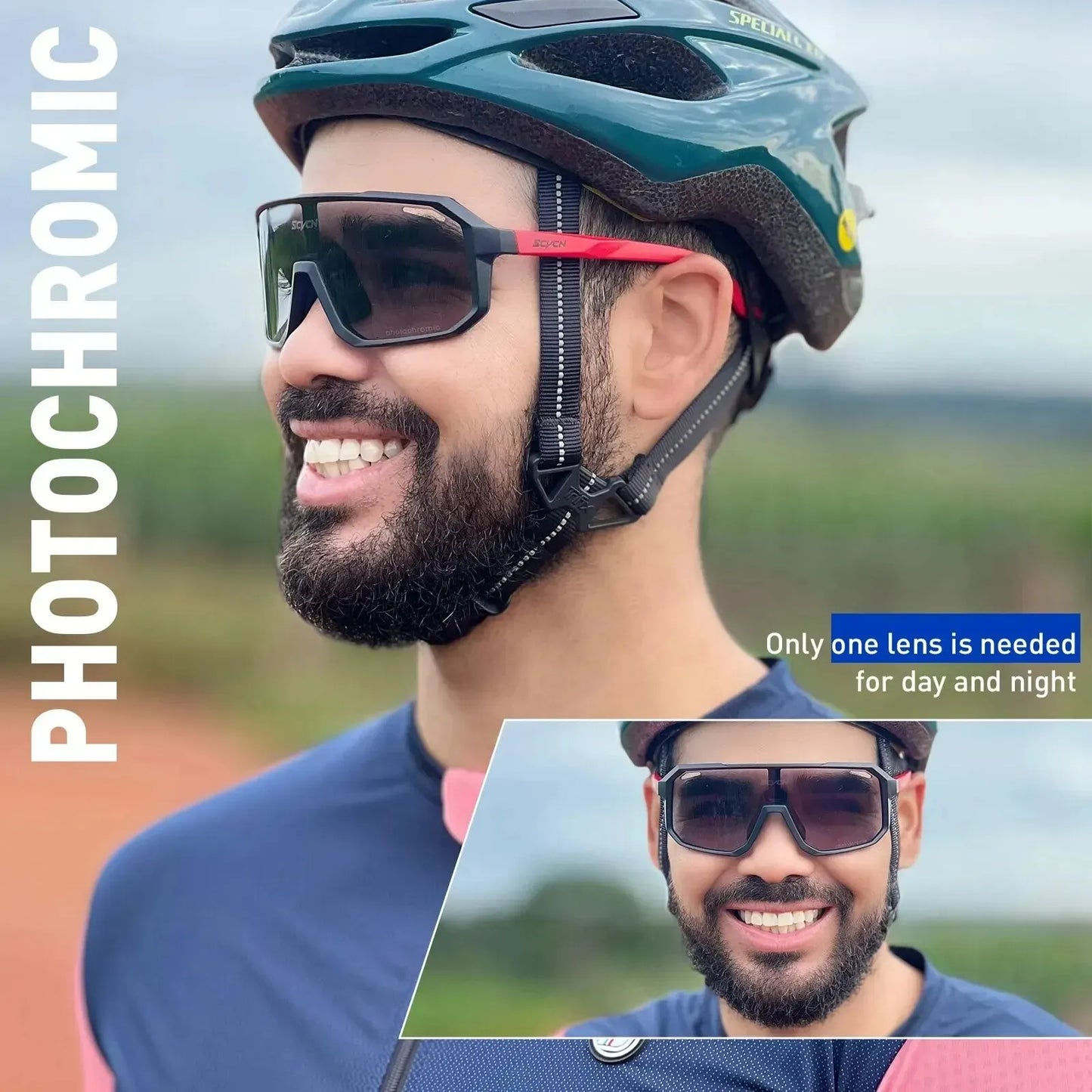 Fotokromiske Cykelbriller til Udendørssport