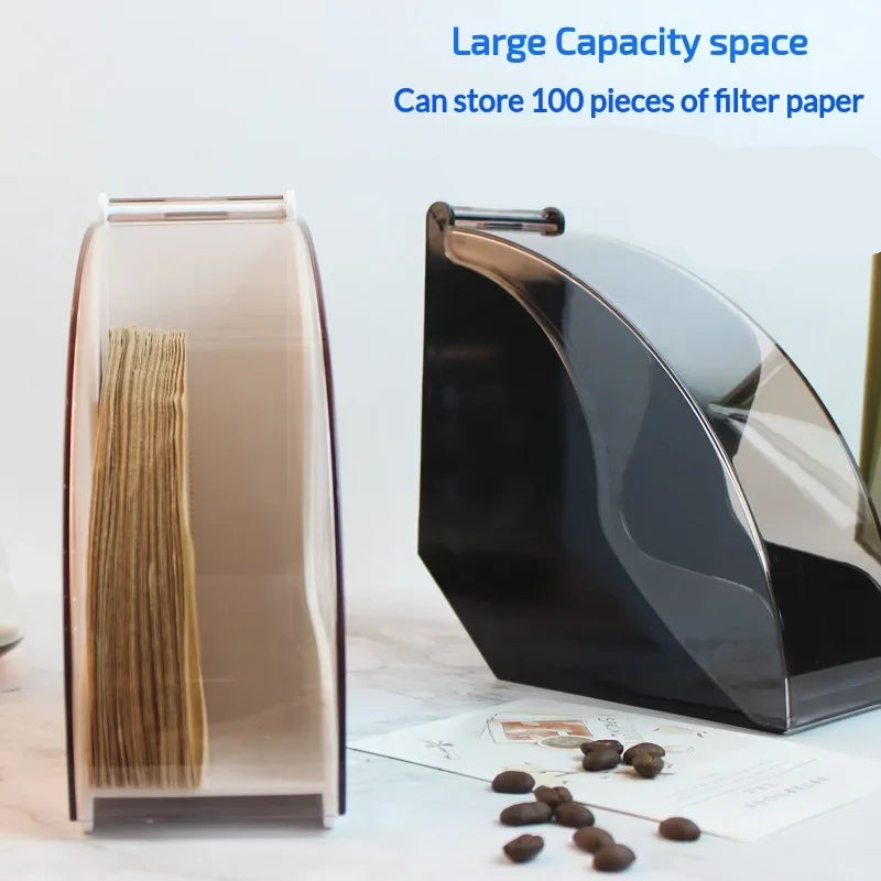 Akryl Kaffefilterholder med Låg