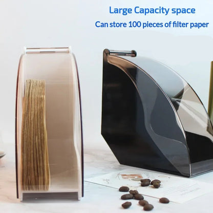 Akryl Kaffefilterholder med Låg