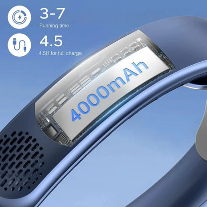 Bærbar Håndfri USB-Halsventilator