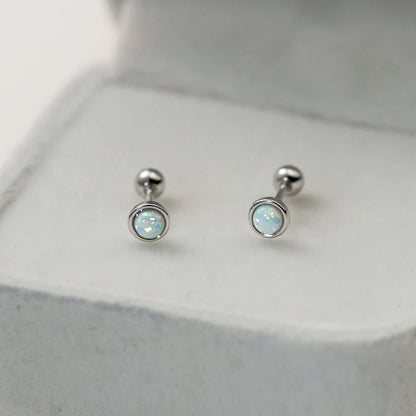 Sterlingsølv Opal Ørestikker til Kvinder