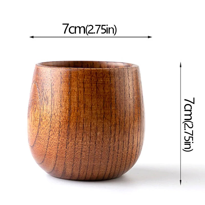 Håndlavet Trækrus – Kaffe, Te, Øl