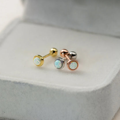 Sterlingsølv Opal Ørestikker til Kvinder