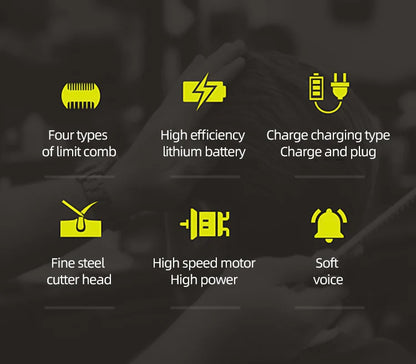 Professionel Elektrisk Hårklipper Sæt