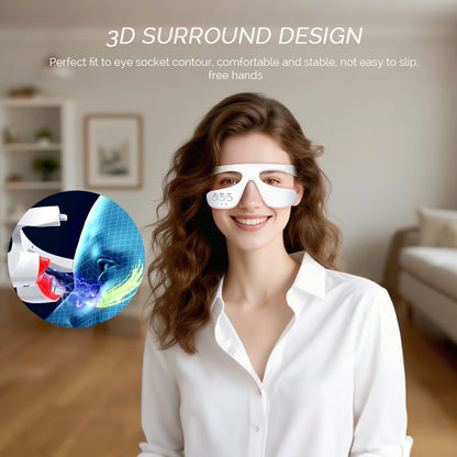 3D Øjenmassager med Rødt Lys