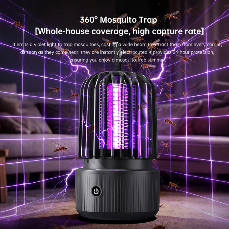 Genopladelig UV Myggedræber Lampe