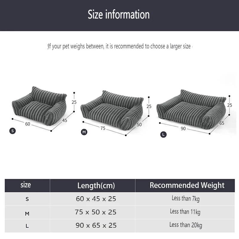 Varm Plys Vinterseng til Katte og Hunde