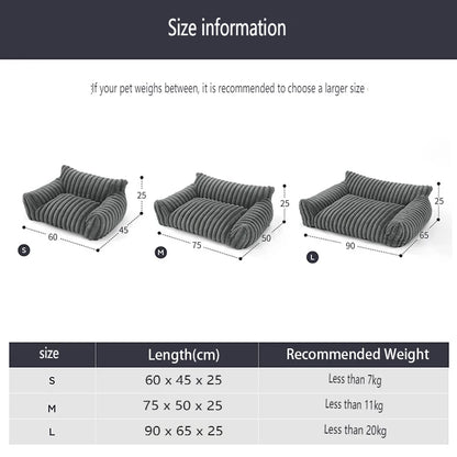 Varm Plys Vinterseng til Katte og Hunde