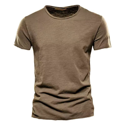Blød og Let Herre T-Shirt til Sommer