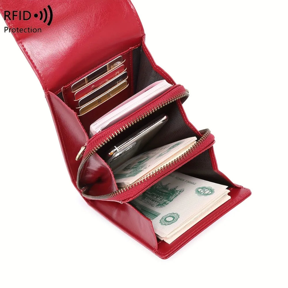 RFID-Beskyttet Crossbody-Telefonpung til Kvinder