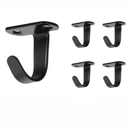 5 stk. Loftkroge i Rustfrit Stål