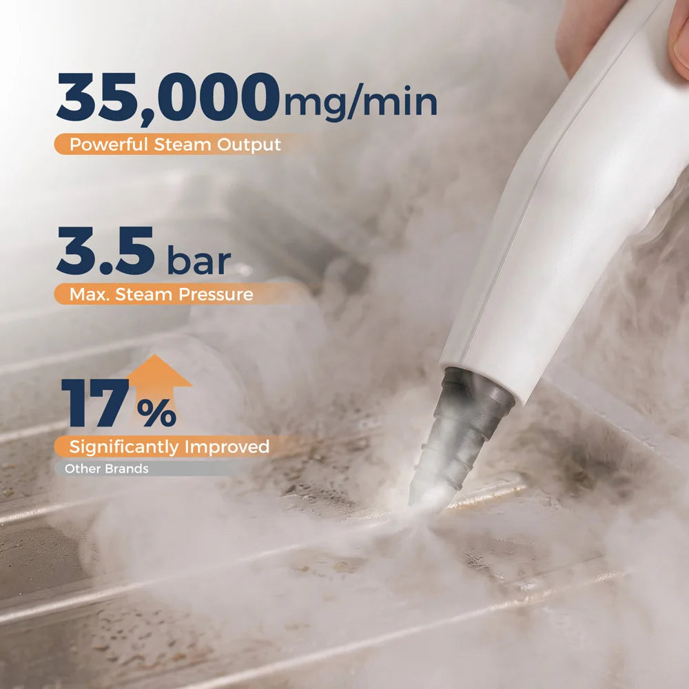Bærbar Højtryksdamprenser til Flere Formål – 1000 ml