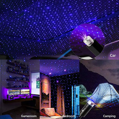 Mini LED Billoft Stjerne Natlampe