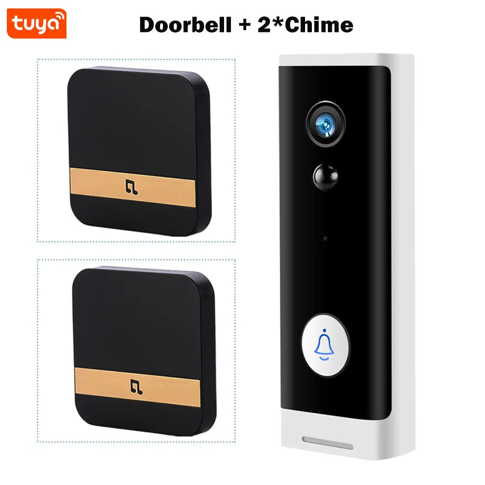 WiFi Dørklokke 1080P Smart Sikkerhedskamera