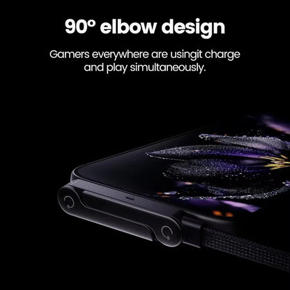 240W USB til USB-C Hurtigopladningskabel med Holder