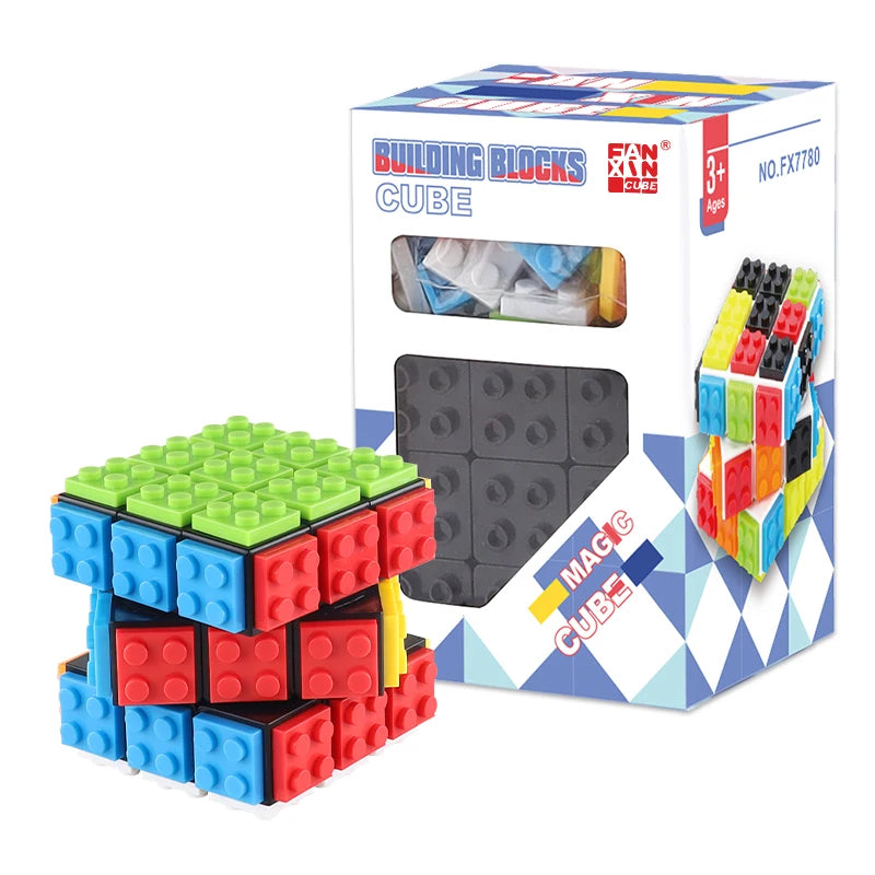 3D Magisk Puslespilskube Byggeklodser