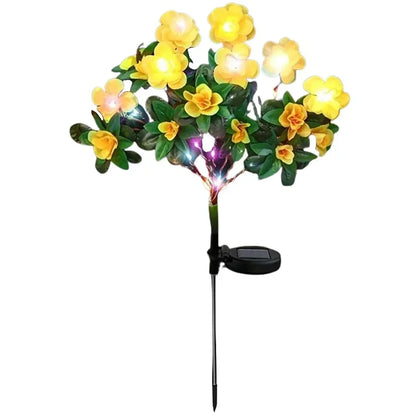 LED Blomster Solcellelampe