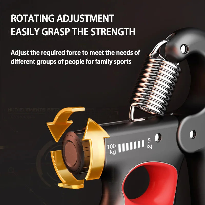 Justerbar Grip Strengthener til Fitness