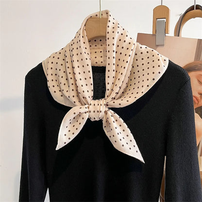 Printet Firkantet Tørklæde til Kvinder