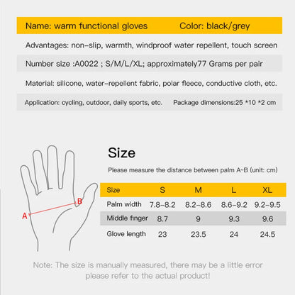 Varme Handsker med Touchskærm