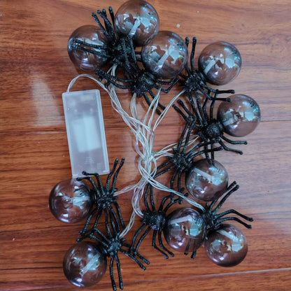 10 LED Spindellys til Halloween