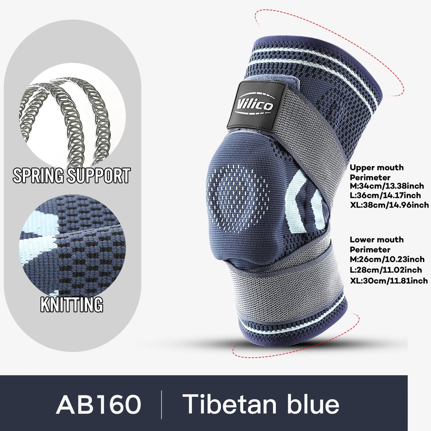 1 Stk. Knæstøttekompressionsærme til Sportsstøtte