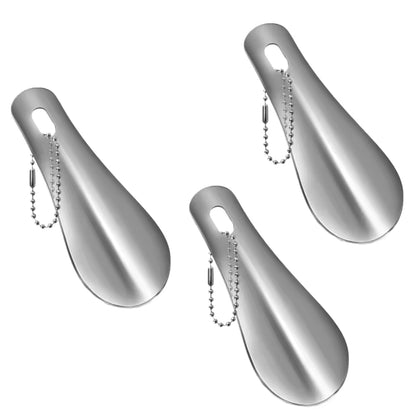 Mini Metalskohorn med Nøglering - 3 Stk.