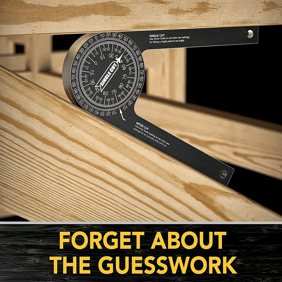 7-Tommer Aluminium Geringsav Vinkelfinder