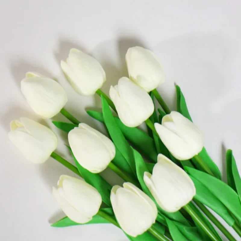 5 stk. Kunstige Tulipanblomster til Hjemmeindretning