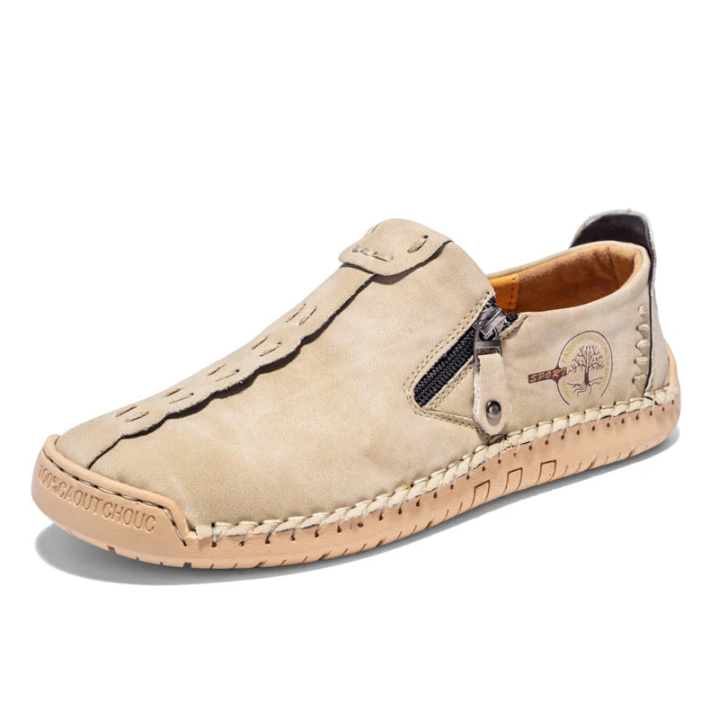Håndlavede Læder Slip-on Loafers til Mænd
