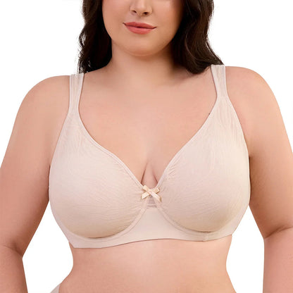 Plus Size Uforet Blonde BH med Støtte