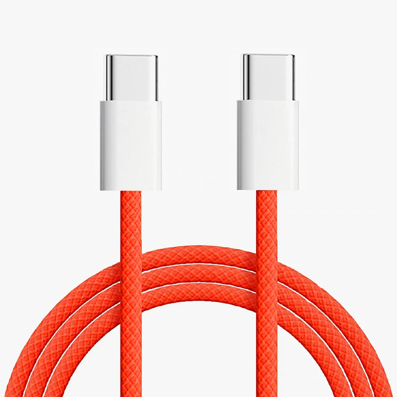 60W USB-C Opladerkabel til iPhone og Android