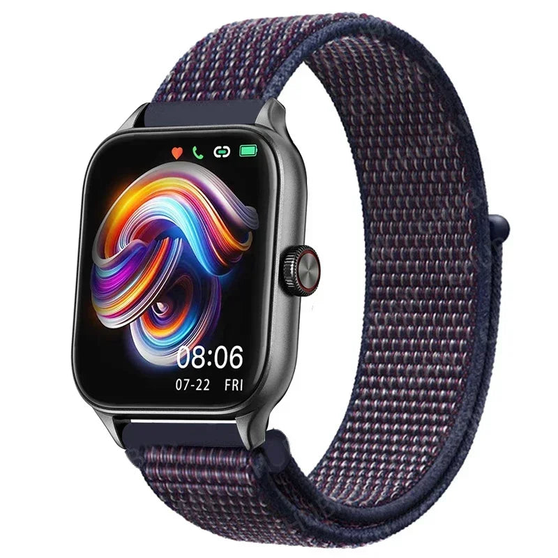 Nylonløkke Urrem til Amazfit, Samsung, Huawei, Xiaomi, Garmin