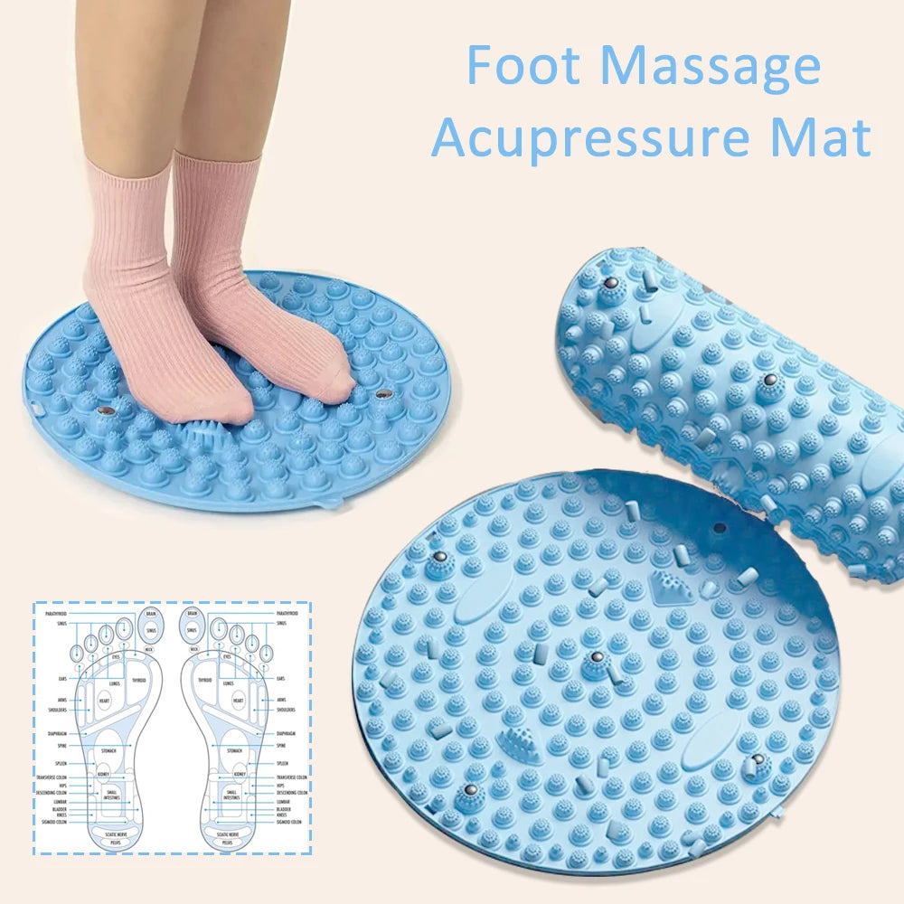 Akupressur Massagemåtte til Fodzoneterapi