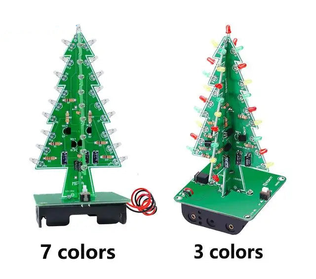 Gør-det-selv 3D LED Juletræssæt