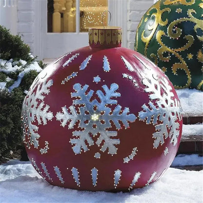 60 cm Oppustelig Julekugle til Dekoration