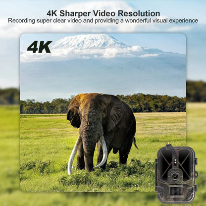4G Vildtkamera 50MP 4K HD med Natvision