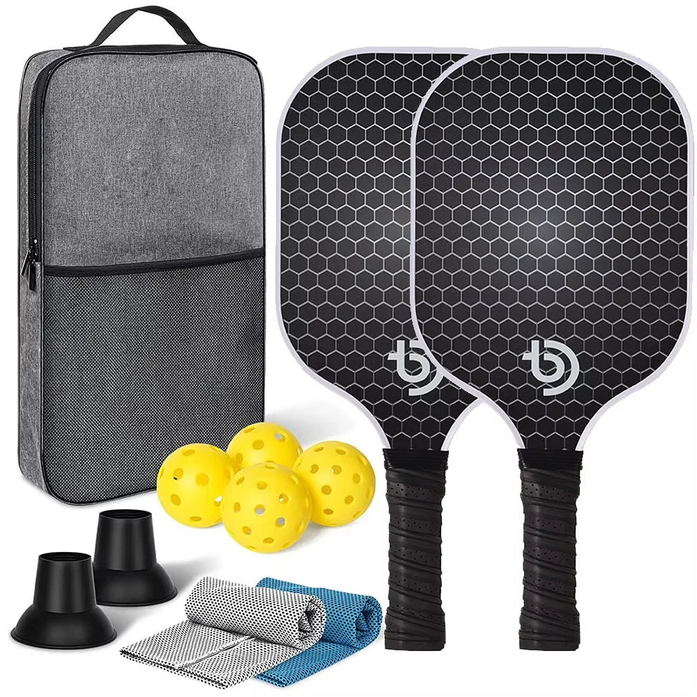 Letvægts Pickleball Ketchersæt i Kulfiber