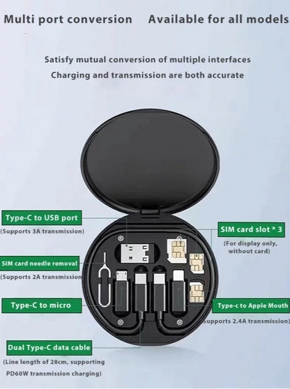 Multi USB-Opladningskabelsæt