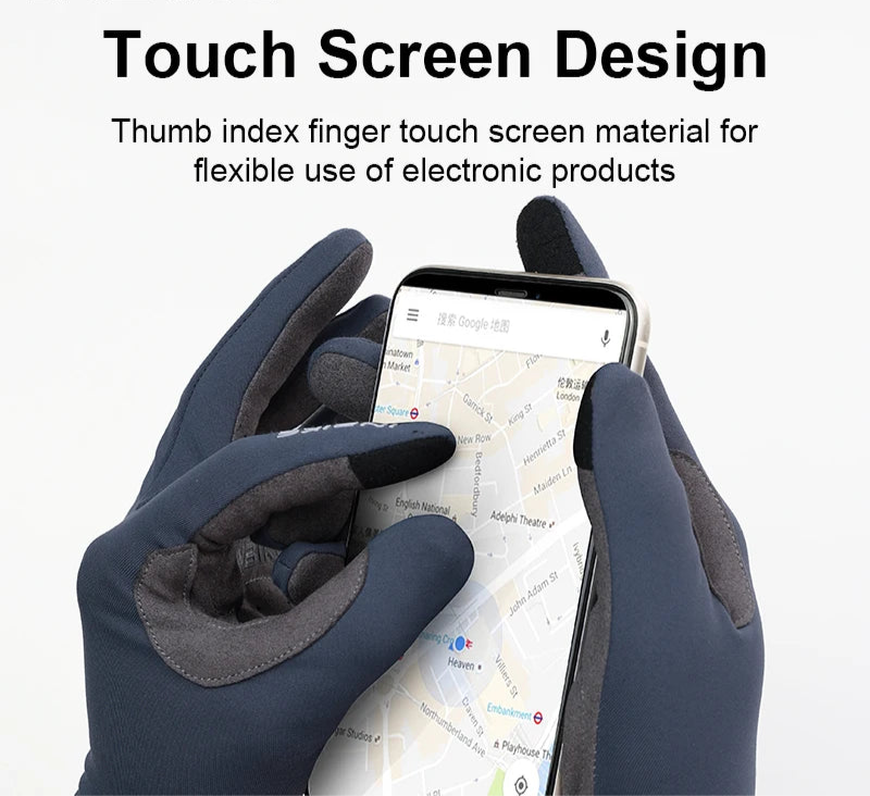 Varme Gelpolstrede Cykelhandsker