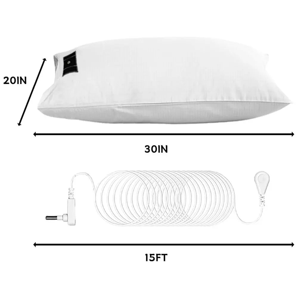 Jordingspudebetræk i Bomuld med Jordingsledning