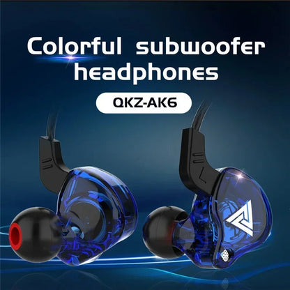 Kablede In-Ear Høretelefoner med Mikrofon og Bas