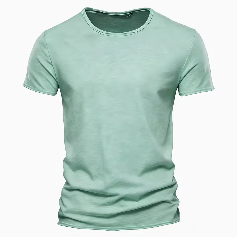 Blød og Let Herre T-Shirt til Sommer