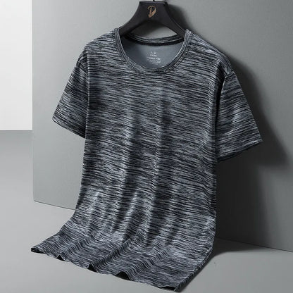 Herre Plus Size Sommer T-shirt